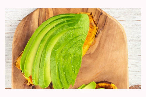Avocado Sweet Potato Toast with Poached Egg
