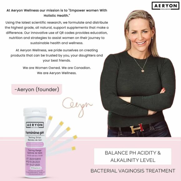 Aeryon Wellness Vaginal Health pH Test Strips for Women