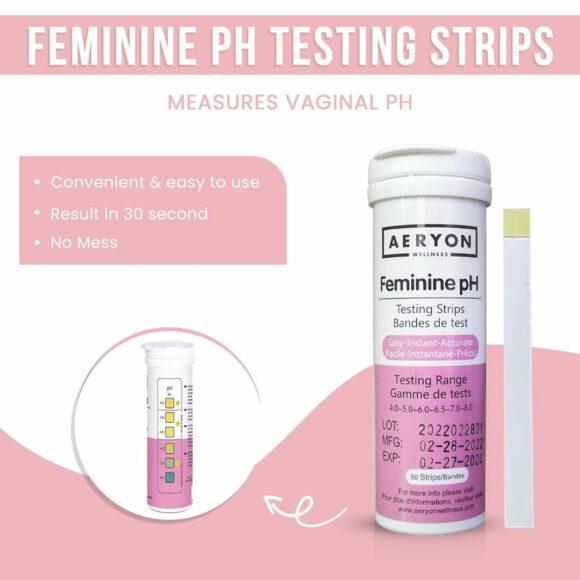 Aeryon Wellness Vaginal Health pH Test Strips for Women
