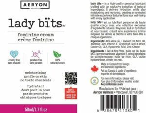 Lady Bïts Feminine Cream by Aeryon Wellness
